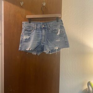 Distressed Low Rise Shorts from the GAP
